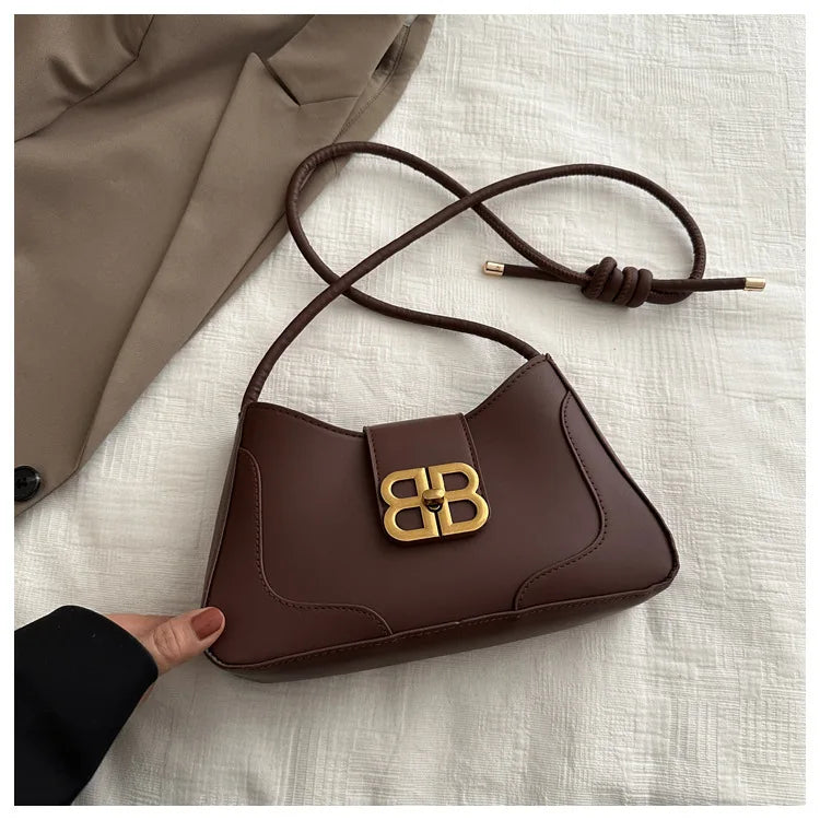 Trendy Bags, Women's Bags, Spring New Styles, Fashionable And Simple Armpit Bags, Stylish And Versatile, Single Shoulder Slanted